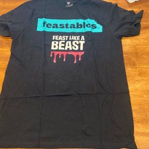 Unisex Mr Beast Logo Tee in Black Size M NWT